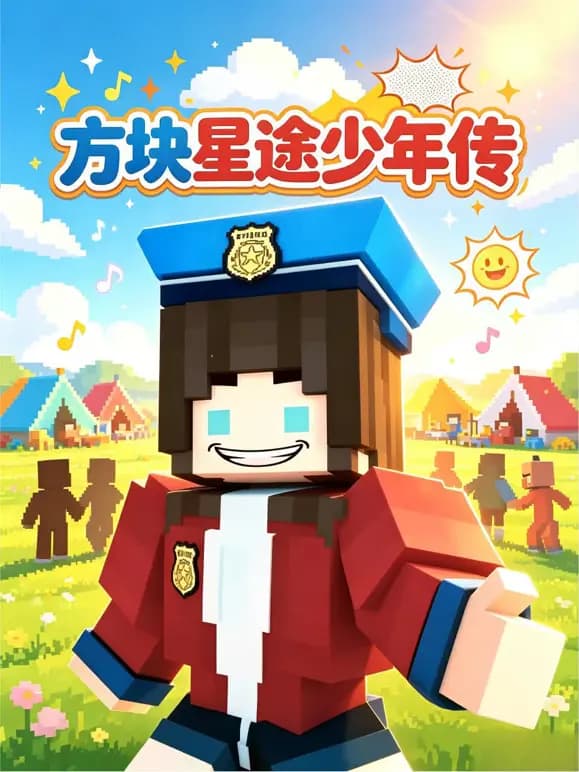方块星途少年传海报