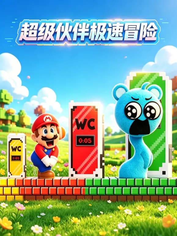 超级伙伴极速冒险海报