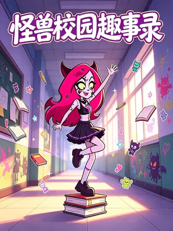 怪兽校园趣事录海报
