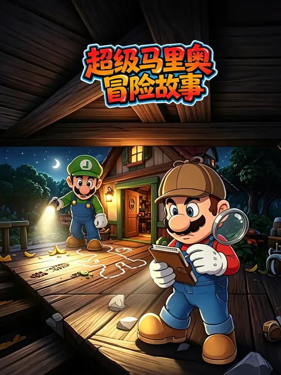 超级马里奥冒险故事海报