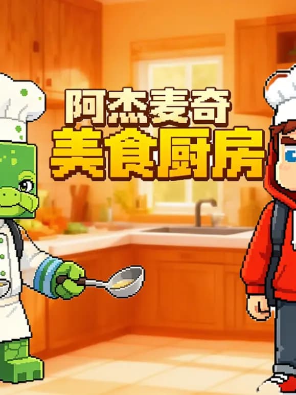 阿杰麦奇美食厨房海报