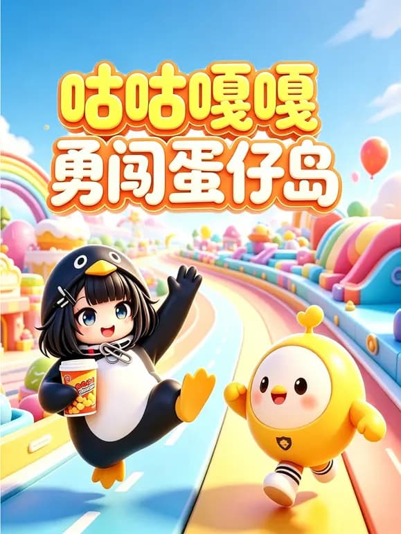 咕咕嘎嘎勇闯蛋仔岛海报