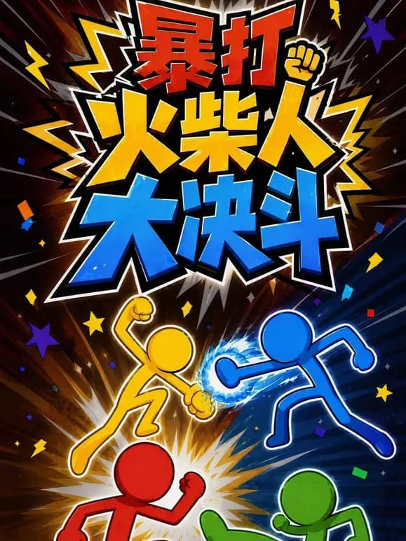 暴打火柴人大决斗海报