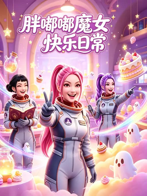 胖嘟嘟魔女快乐日常海报