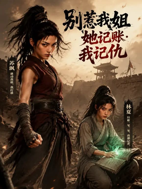 别惹我姐，她记账我记仇海报