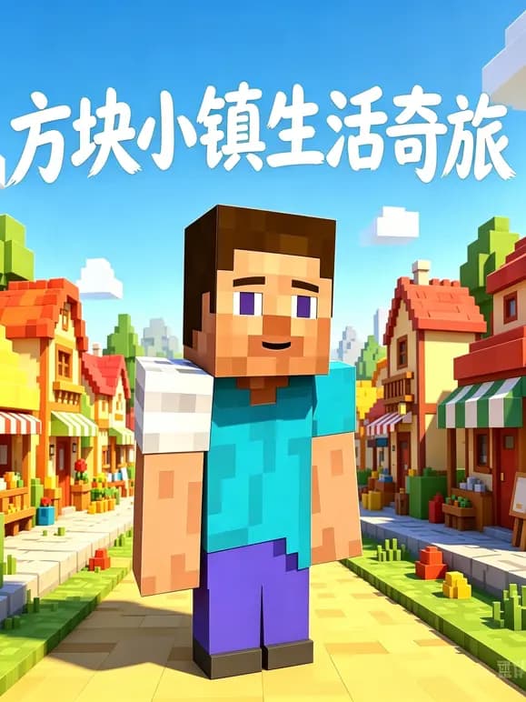 方块小镇生活奇旅海报