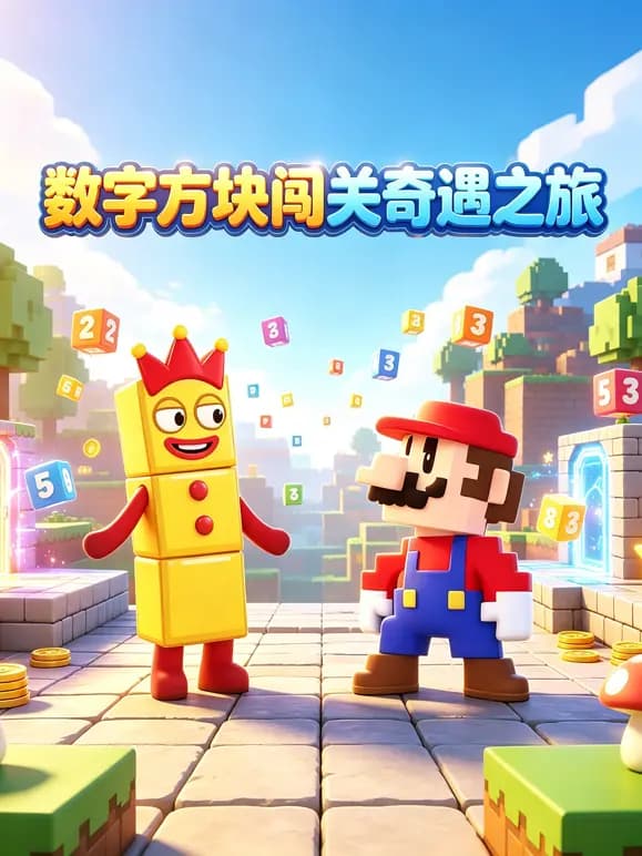 数字方块闯关奇遇之旅海报