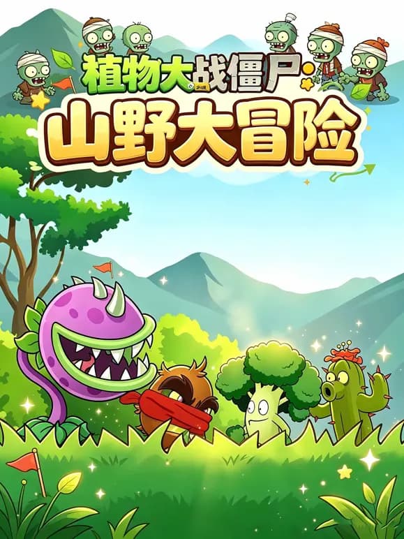 植物大战僵尸：山野大冒险海报