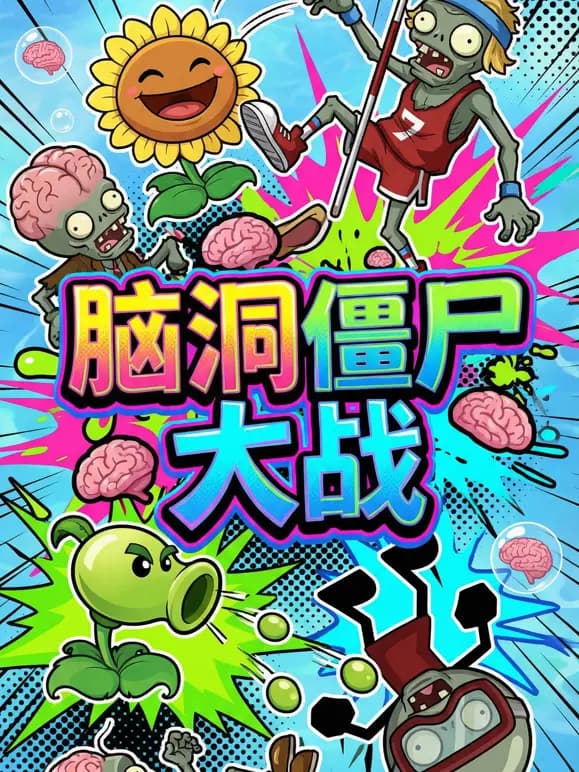 脑洞僵尸大战海报
