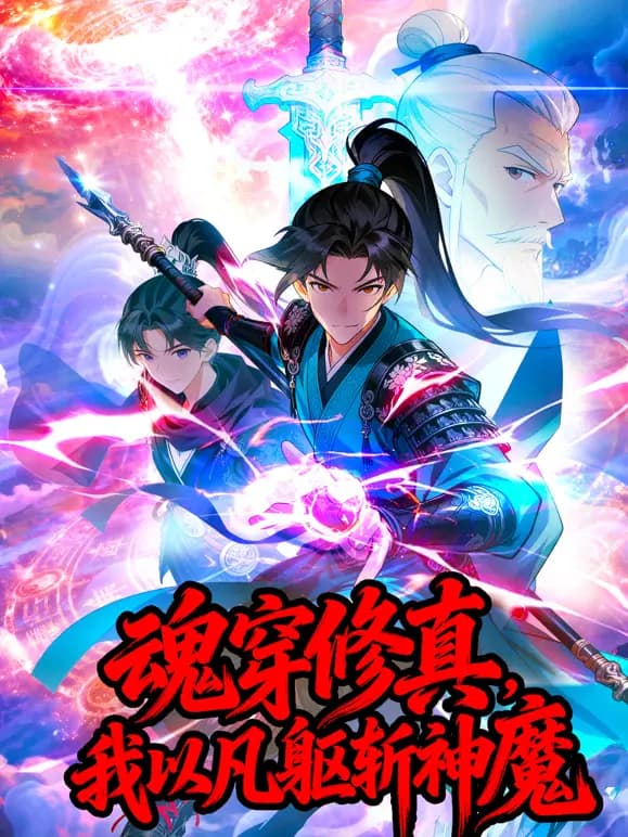 魂穿修真,我以凡躯斩神魔动态漫画海报