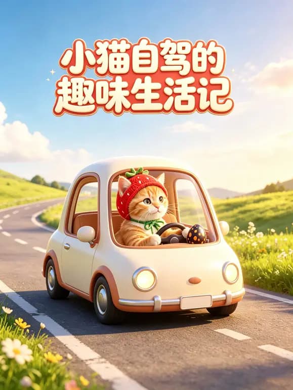 小猫自驾的趣味生活记海报