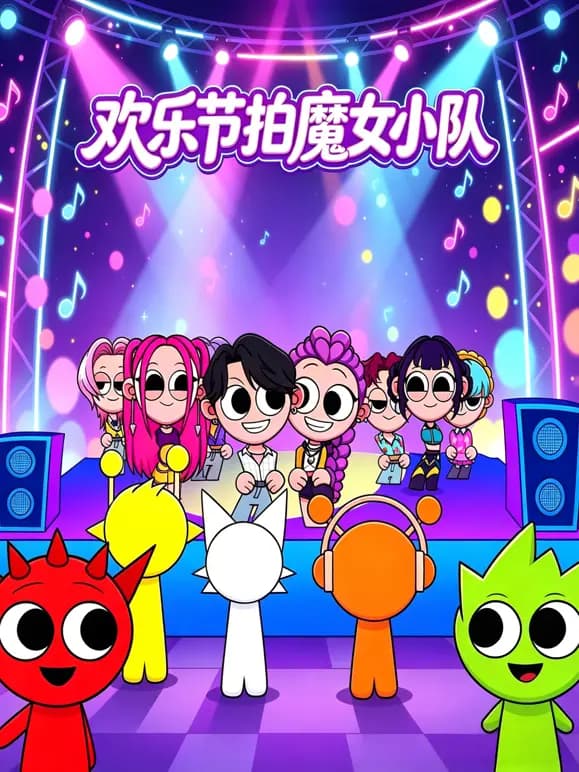欢乐节拍魔女小队海报