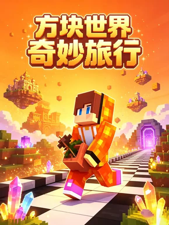 方块世界奇妙旅行海报