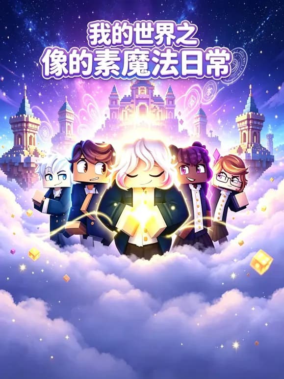 我的世界之像素魔法日常海报