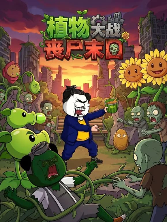 植物大战丧尸末日海报
