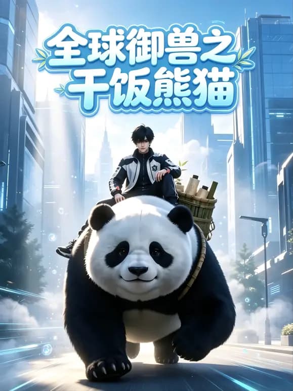 全球御兽之干饭熊猫海报