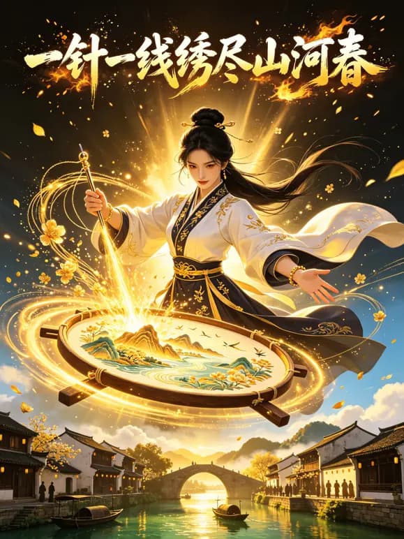 一针一线绣尽山河春海报