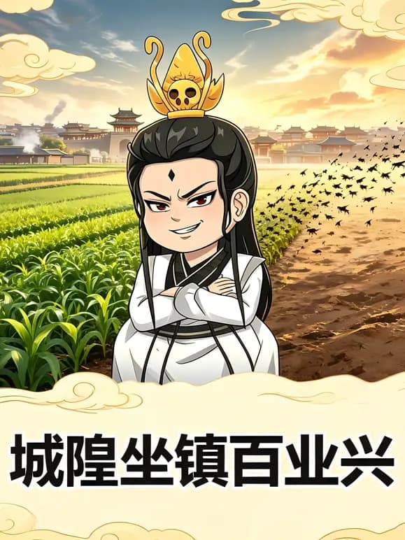 城隍坐镇百业兴海报