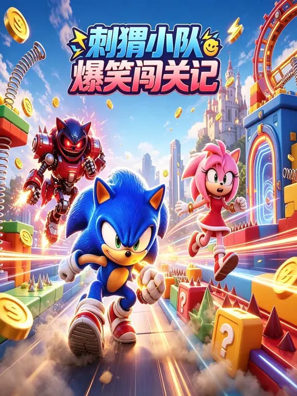 刺猬小队爆笑闯关记海报