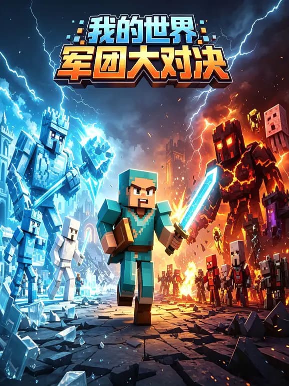 我的世界军团大对决海报