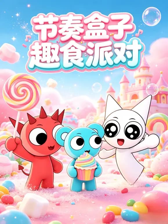 节奏盒子趣食派对海报