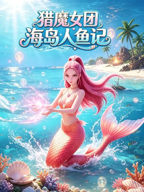 猎魔女团海岛人鱼记海报