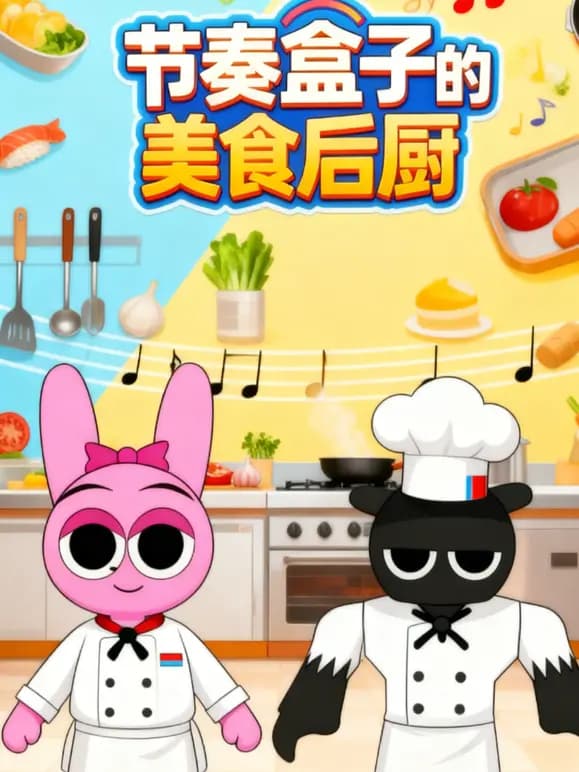 节奏盒子的美食后厨海报