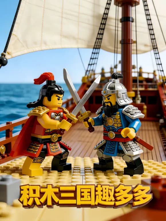 积木三国趣多多海报
