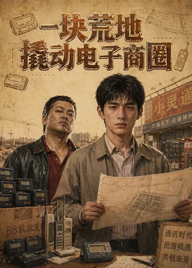 一块荒地撬动电子商圈海报
