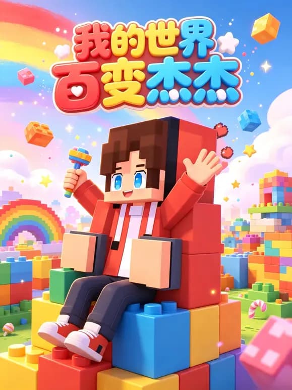我的世界百变杰杰海报