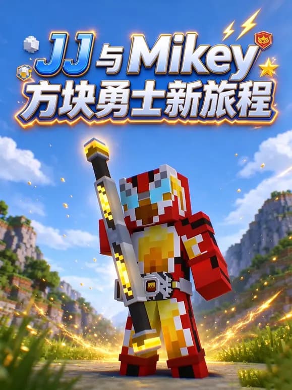 JJ 与 Mikey 方块勇士新旅程海报