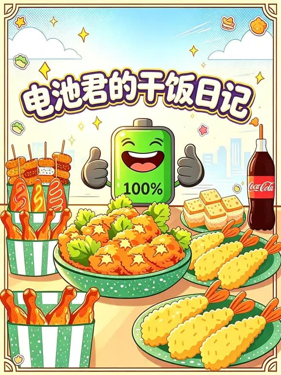 电池君的干饭日记海报