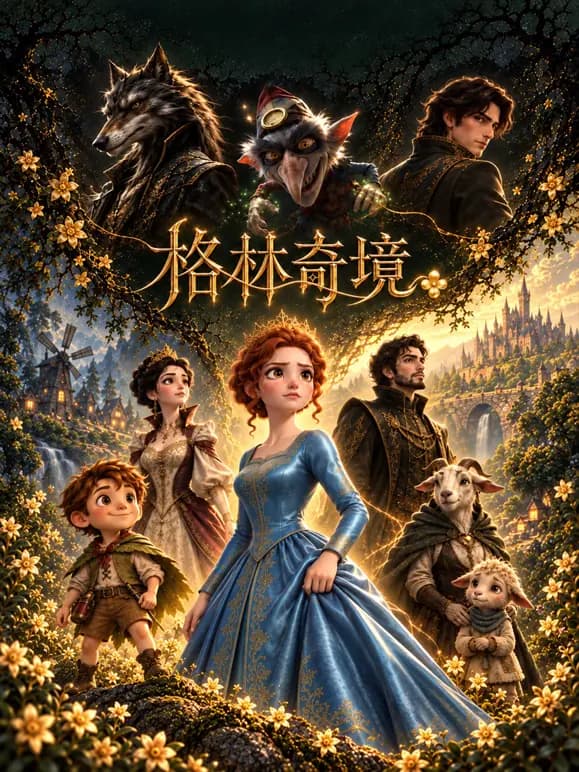 格林奇境海报