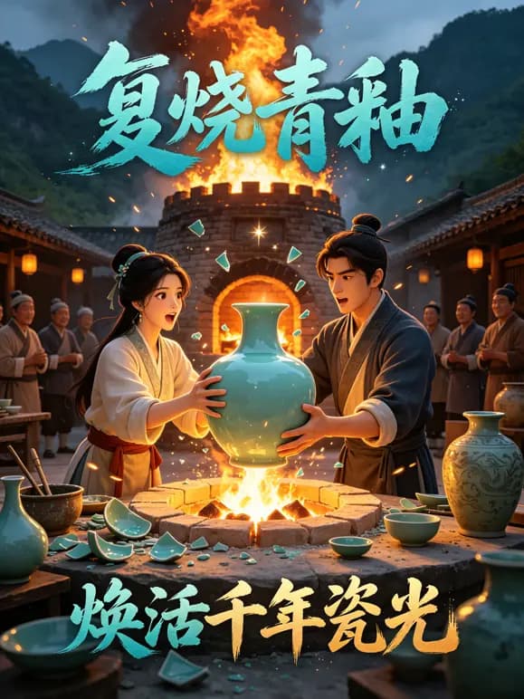 复烧青釉焕活千年瓷光海报