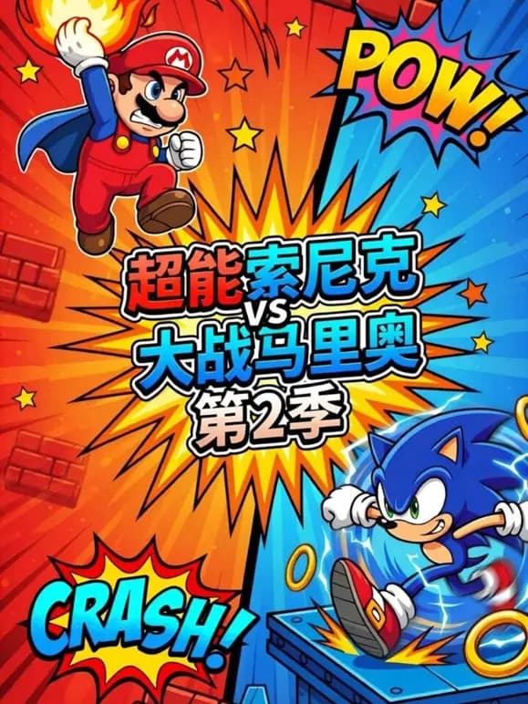 超能索尼克大战马里奥第二季海报