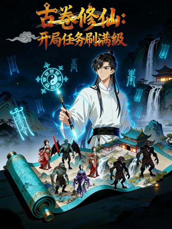 古卷修仙：开局任务刷满级动态漫画海报