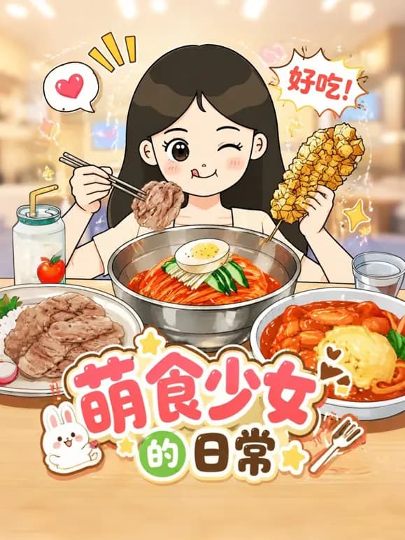 萌食少女的日常海报