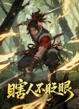 瞎人不眨眼动态漫画海报