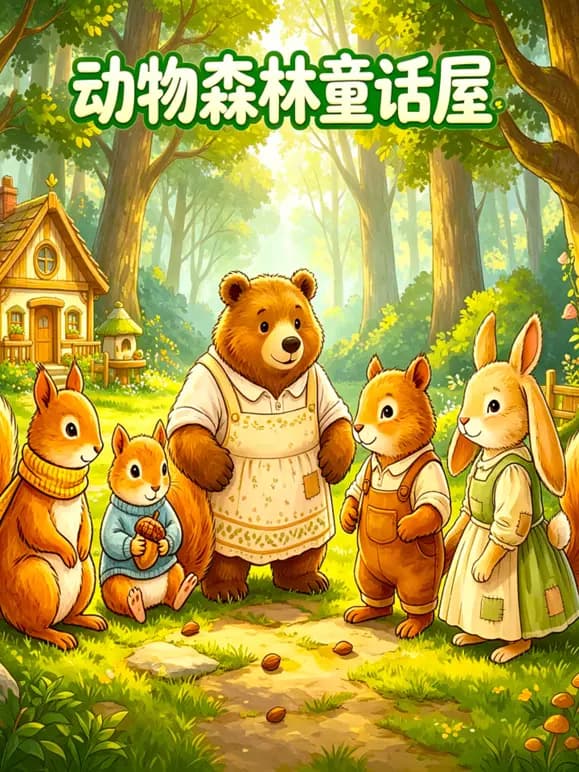 动物森林童话屋海报