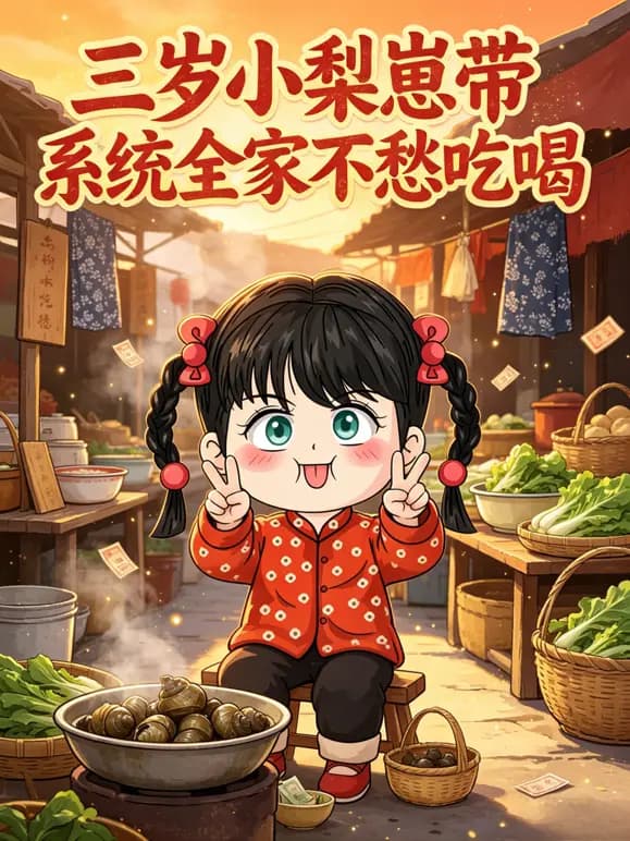 三岁小梨崽带系统全家不愁吃喝海报