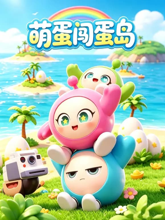 萌蛋闯蛋岛海报
