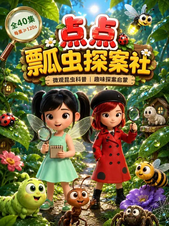 点点瓢虫探案社海报