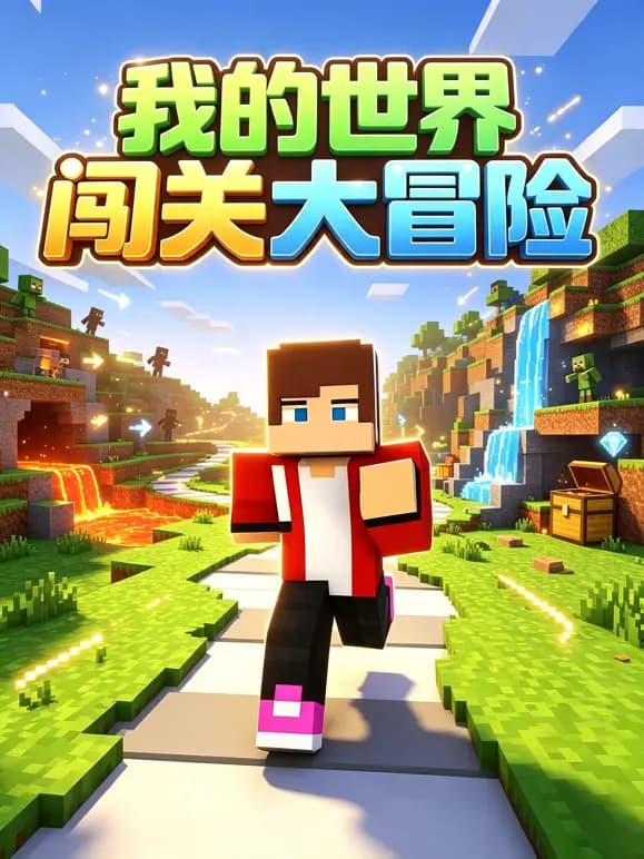 我的世界闯关大冒险海报
