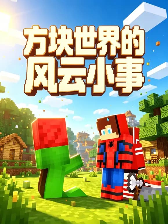 方块世界的风云小事海报