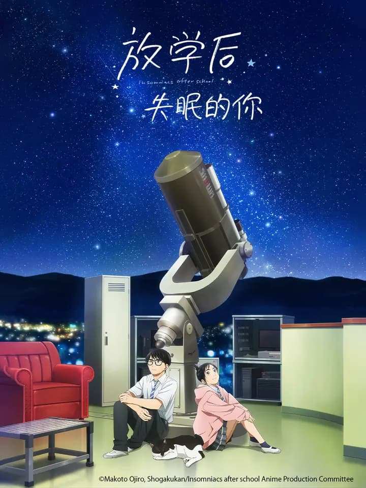 放学后失眠的你海报