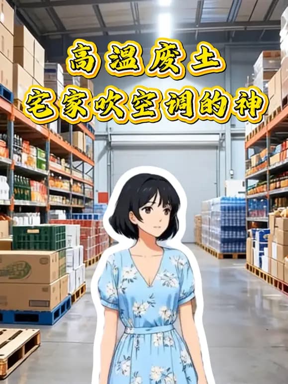 高温废土：宅家吹空调的神动态漫画海报