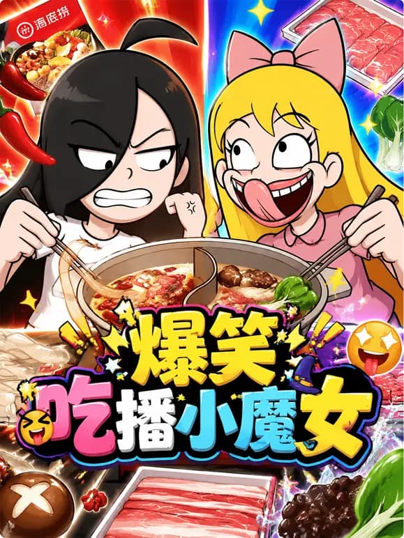 爆笑吃播小魔女海报