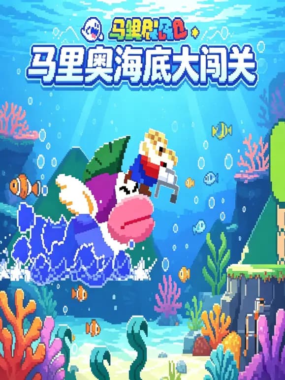 马里奥海底大闯关海报