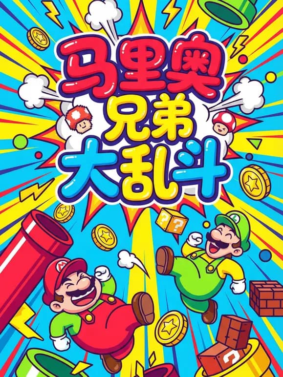 马里奥兄弟大乱斗海报