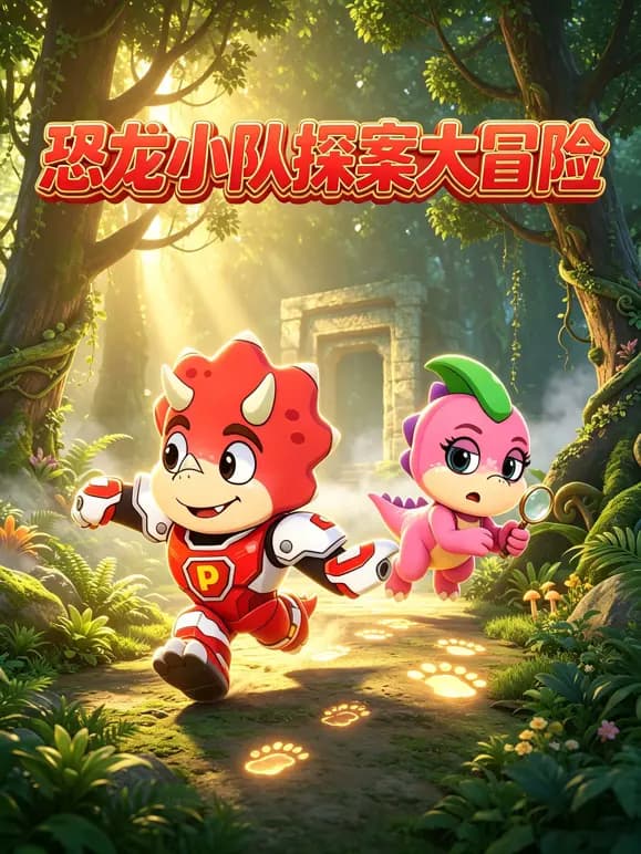 恐龙小队探案大冒险海报
